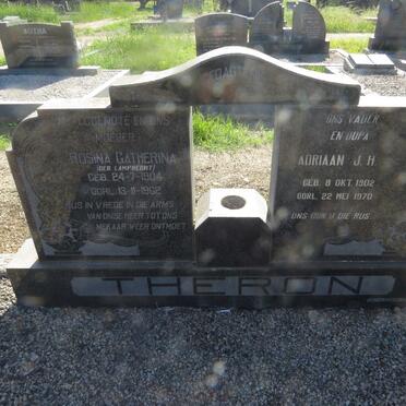 THERON Adriaan J.H. 1902-1970 & Rosina Catherina LAMPRECHT 1904-1962