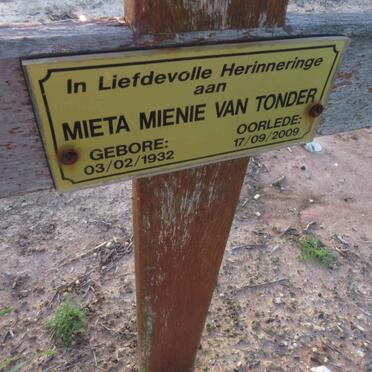 TONDER Mieta Mienie, van 1932-2009