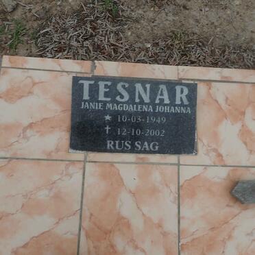 TESNAR Janie Magdalena Johanna 1949-2002