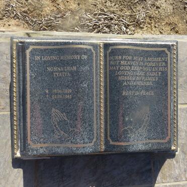 TYATYA Nomna Leah 1939-1983