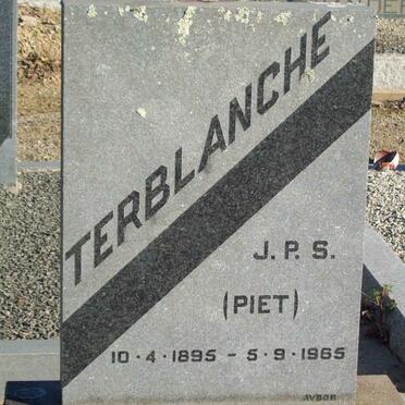 TERBLANCHE J.P.S. 1895-1965