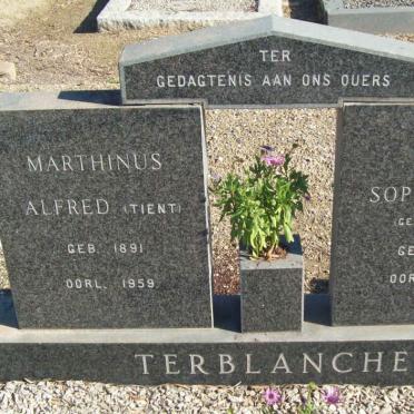 TERBLANCHE Alfred 1891-1959 &amp; Elsje Sophia SIEBERT 1898-1975