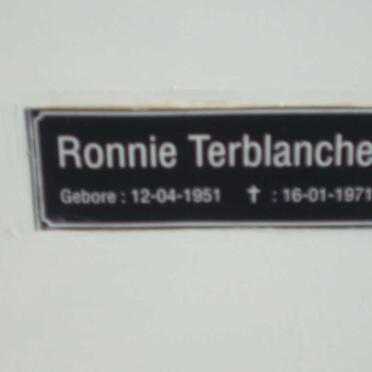 TERBLANCHE Ronnie 1951-1971