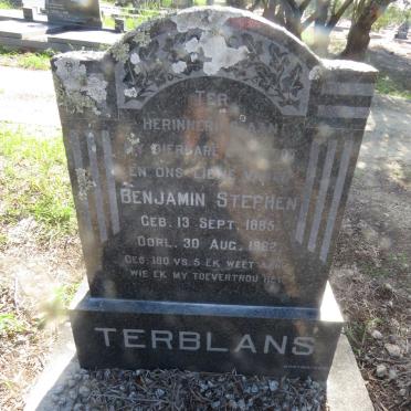 TERBLANS Benjamin Stephen 1885-1962
