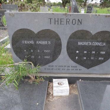 THERON Frans Andries 1922-1982 &amp; Magrietha Cornelia 1928-2015