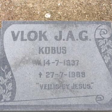 VLOK J.A.G. 1837-1989