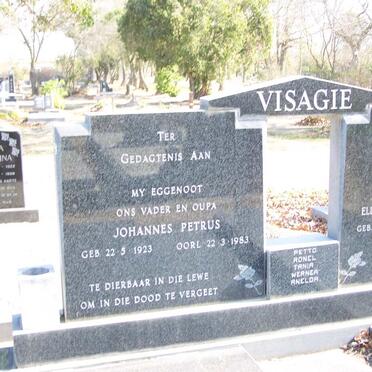 VISAGIE Johannes Petrus 1923-1983