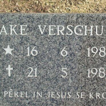 VERSCHUUR Jake 1984-1986