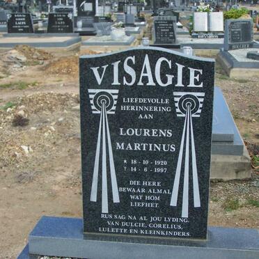 VISAGIE Lourens Martinus 1920-1997