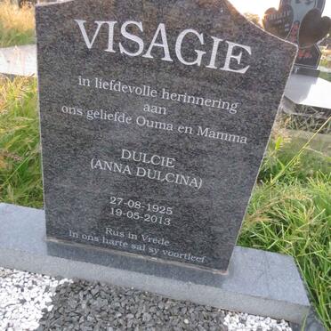 VISAGIE Anna Dulcina 1925-2013
