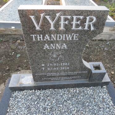 VYFER Thandiwe Anna 1962-2010