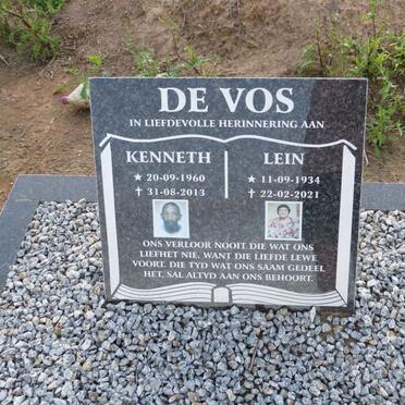 VOS Lein, de 1934-2021 :: VOS Kenneth, de 1960-2013
