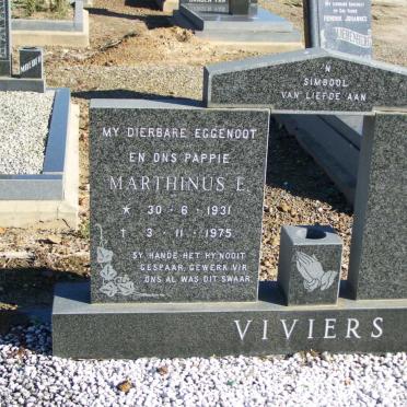 VIVIERS  Marthinus E. 1931-1975