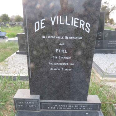 VILLIERS Ethel, de nee STANDER 1890-1974