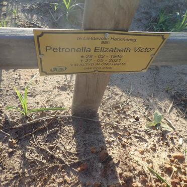 VICTOR Petronella Elizabeth 1946-2021