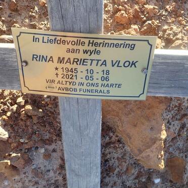 VLOK Rina Marietta 1945-2021