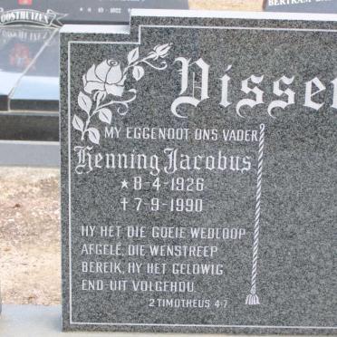 VISSER Henning Jacobus 1926-1990