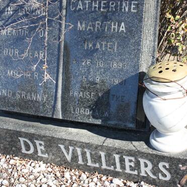 VILLIERS Catherine Martha, de 1893-1981