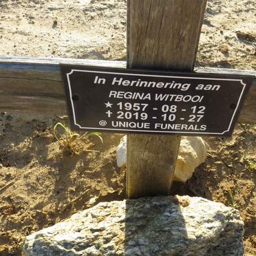 WITBOOI Regina 1957-2019