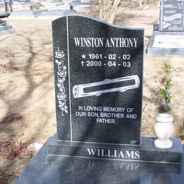 WILLIAMS Winston Anthony 1961-2000