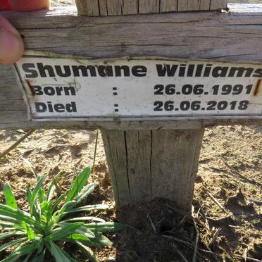 WILLIAMS Shumane 1991-2018
