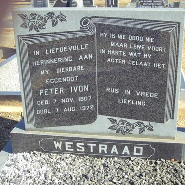 WESTRAAD Peter Ivon 1907-1972