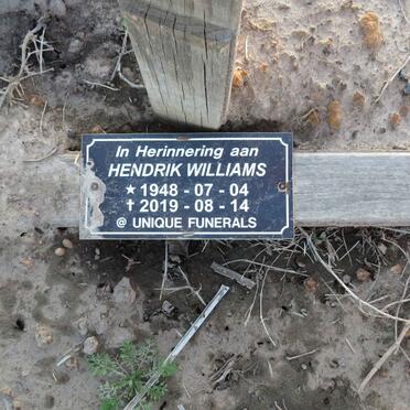 WILLIAMS Hendrik 1948-2019
