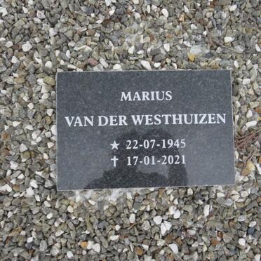 WESTHUIZEN Marius, van der 1945-2021