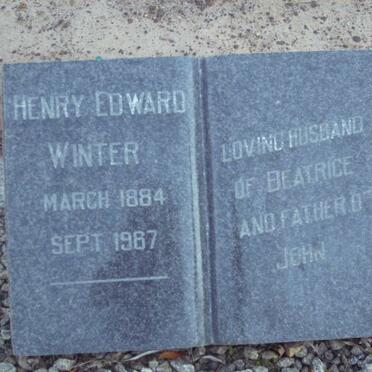 WINTER Henry Edward 1884-1967