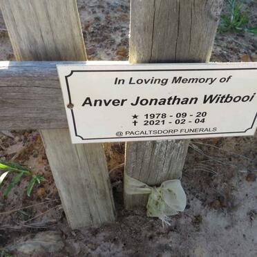 WITBOOI Anver Jonathan 1978-2021