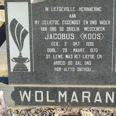 WOLMARANS Jacobus 1926-1970