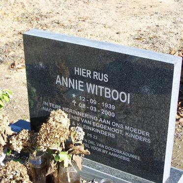 WITBOOI Annie 1939-2000