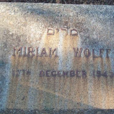 WOLFF Miriam -1943