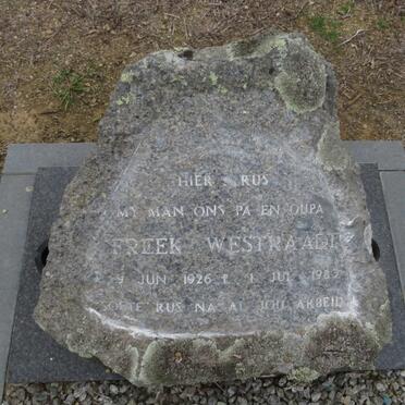 WESTRAADT Freek 1926-1983