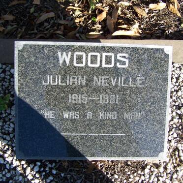 WOODS Julian Neville 1915-1981
