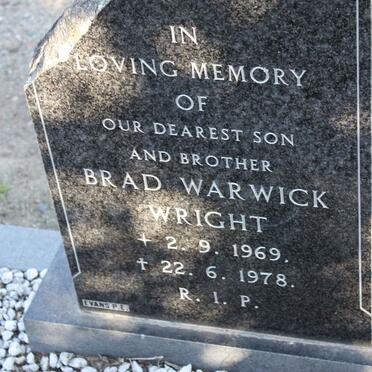 WRIGHT Brad Warwick 1969-1978