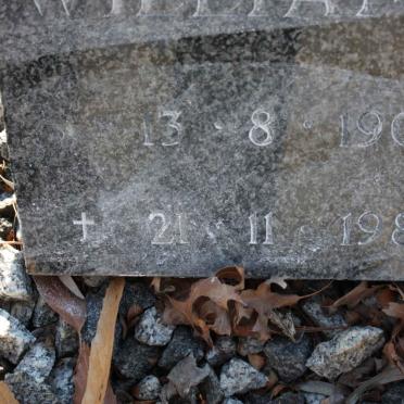 WILLIAMS Gertrude Johanna Elizabeth 1903-1989 
