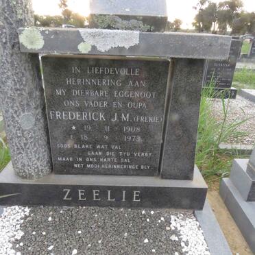 ZEELIE Frederick J.M. 1908-1973
