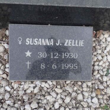 ZELLIE Susanna J. 1930-1995