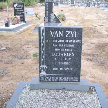 ZYL Louwrens, van 1962-1990