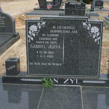 ZYL Gabriel Jozua, van 1917-1989