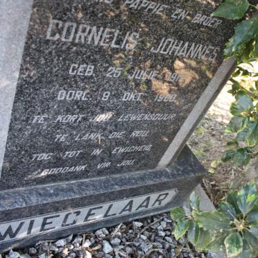 ZWIEGELAAR Cornelis Johannes 1912-1960