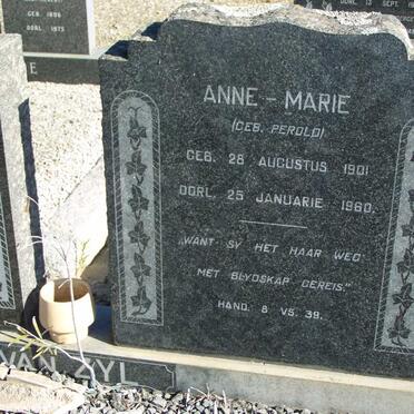 ZYL Gidoen George, van 1898-1979 &amp; Anne-Marie PEROLD 1901-1960