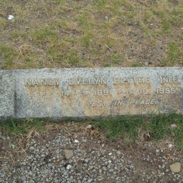 BLYTHE Nancy Evelyn nee BOR 1891-1955
