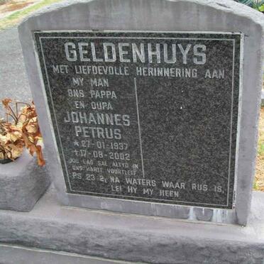 GELDENHUYS Johannes Petrus 1937-2002