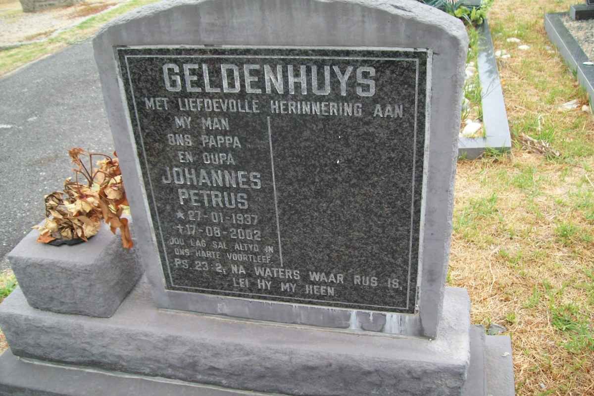 GELDENHUYS Johannes Petrus 1937-2002