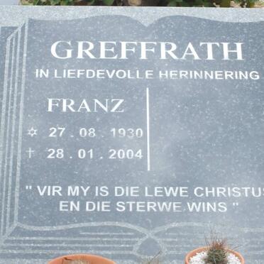 GREFFRATH Franz 1930-2004