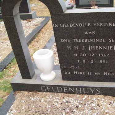 GELDENHUYS H.H.J. 1962-1981