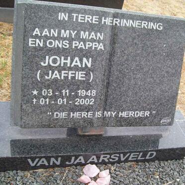 JAARSVELD Johan, van 1948-2002