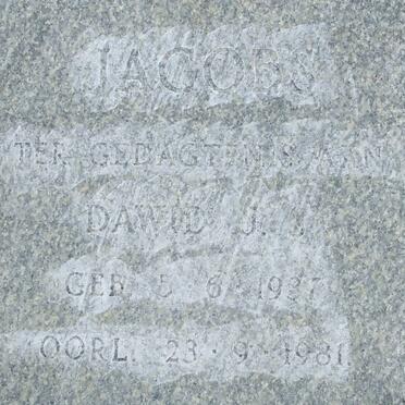JACOBS Dawid J.S. 1937-1981